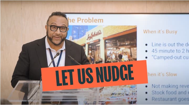 Let Us Nudge presenting at Demo Day 2024