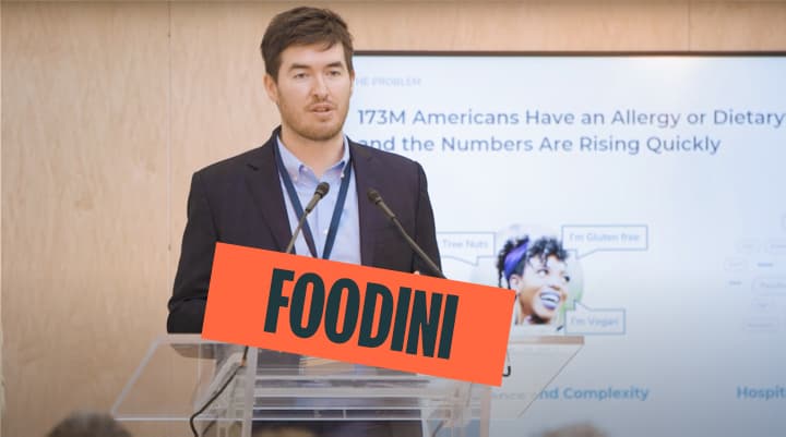 Foodini presenting at Demo Day 2024